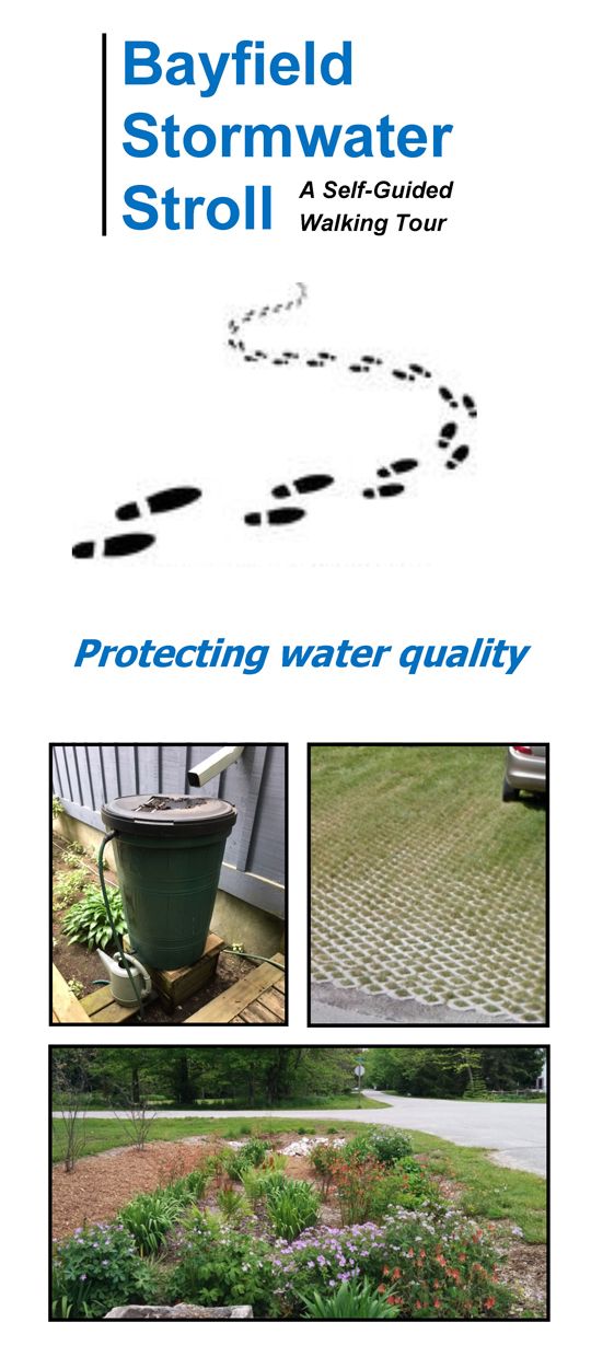 Stormwater Stroll - A self-guided tour of positive actions in Bayfield to protect water